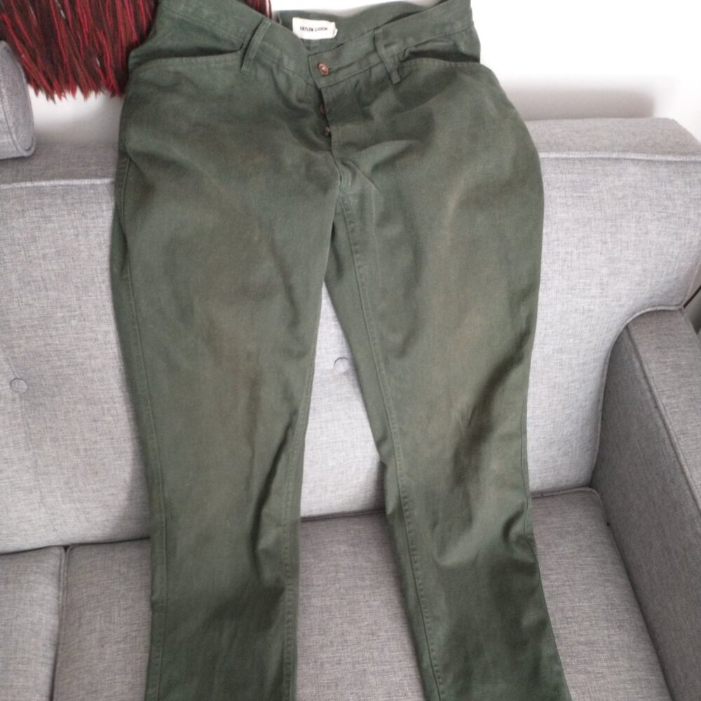 Taylor Stitch Olive Green Men’s Pants